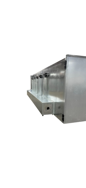 10' X 10' X 20' Gas Industrial  Powder Coat Curing Oven - Welded Tube Steel Frame