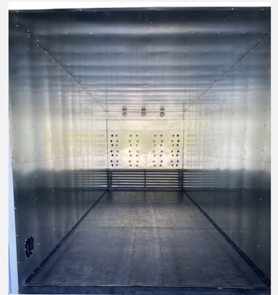 10' X 10' X 20' Gas Industrial  Powder Coat Curing Oven - Welded Tube Steel Frame