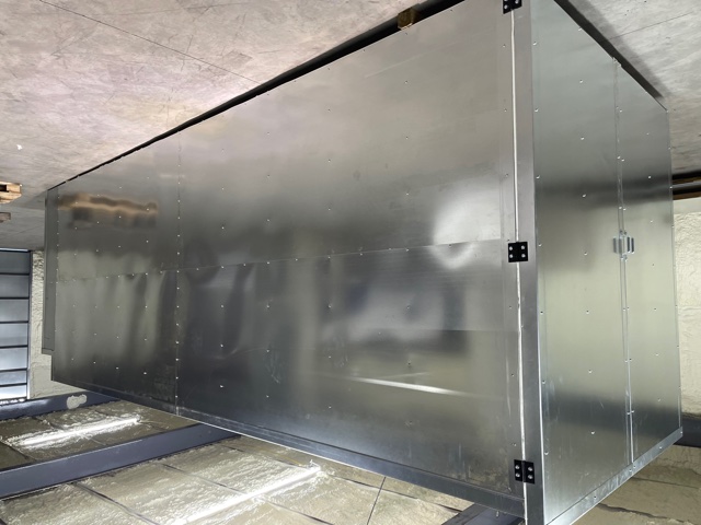 10' X 10' X 24' Gas Industrial  Powder Coat Curing Oven - Welded Tube Steel Frame