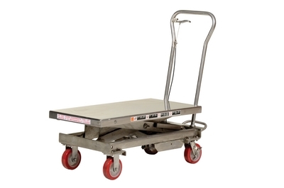 304 Stainless Steel Scissor Cart 1,000 Lb. Capacity