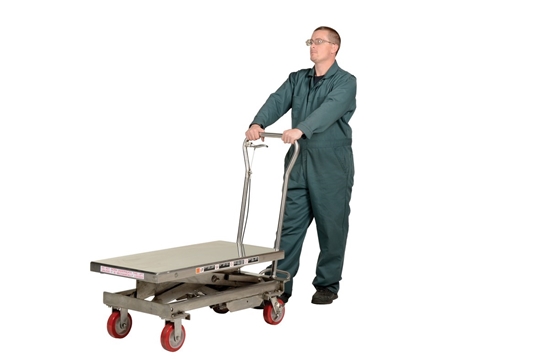 304 Stainless Steel Scissor Cart 1,000 Lb. Capacity