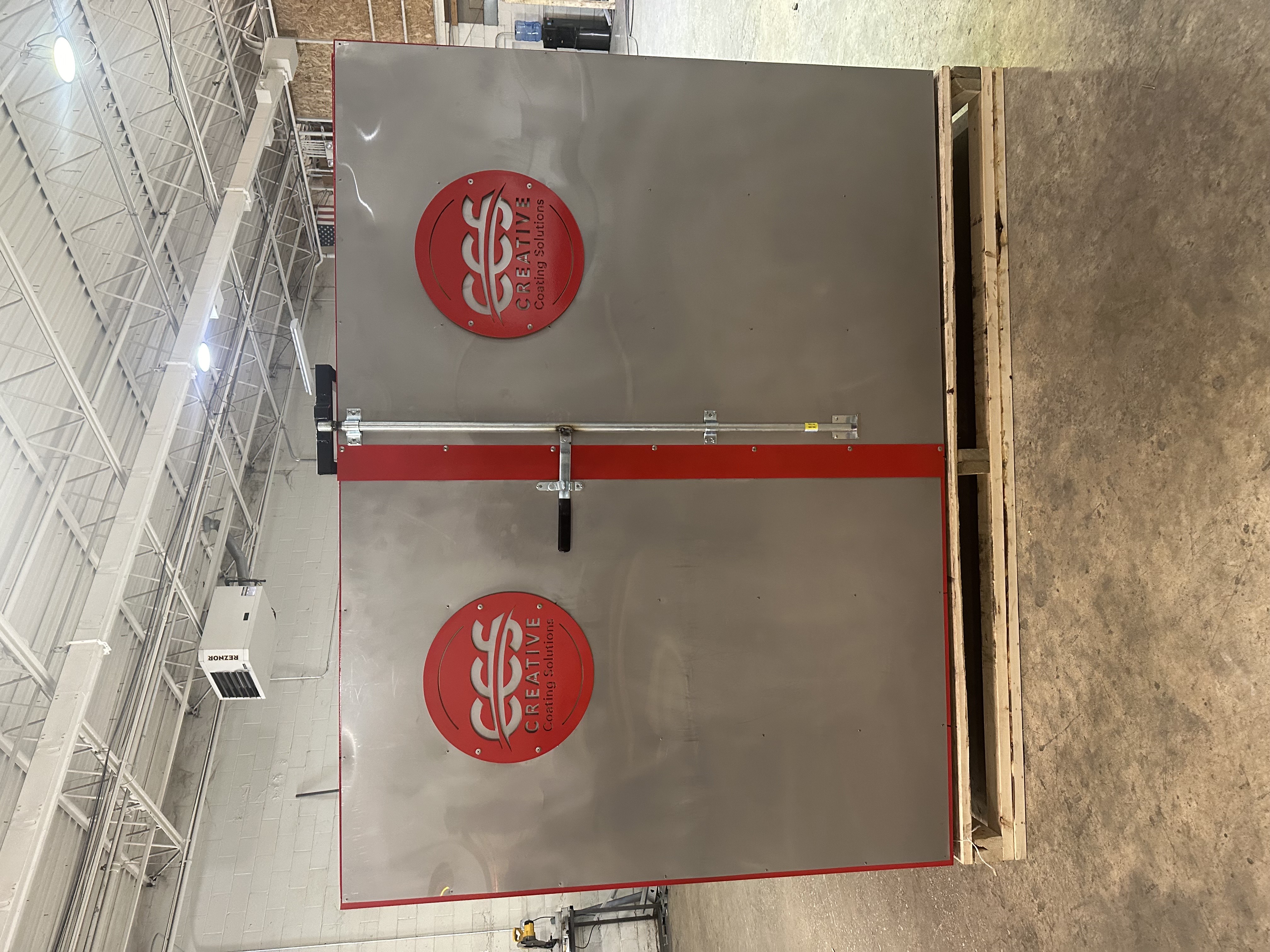 4' X 4' X 6' Gas Powder Coat Curing Oven