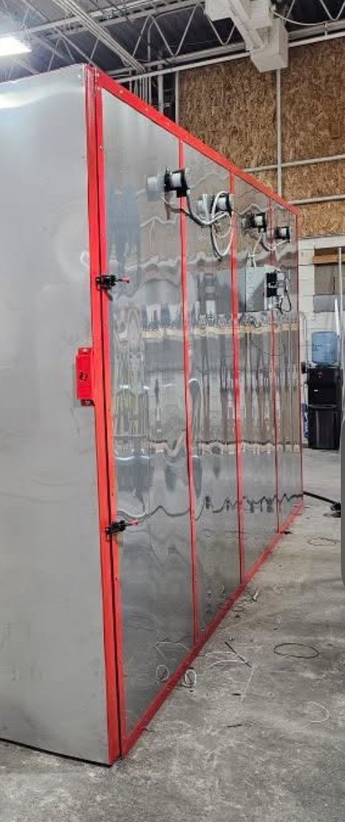 4' X 4' X 6' Gas Powder Coat Curing Oven