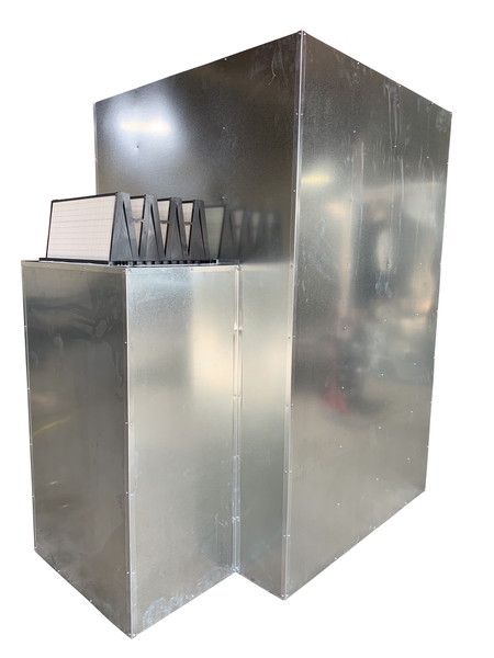 4 x 4 x 7 Creative Coating Solutions Powder Spray Enclosure