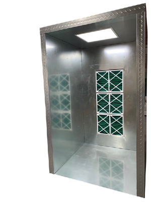 4 x 4 x 7 Creative Coating Solutions Powder Spray Enclosure