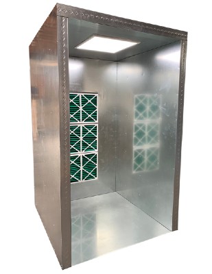 4 x 4 x 7 Creative Coating Solutions Powder Spray Enclosure