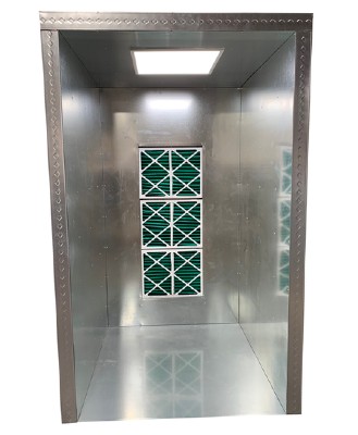 4'x4'x7' Powder Spray Enclosure | Industrial Powder Coating Spray Booth
