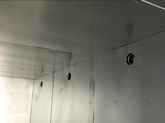 5' X 5' X 8' Gas Fired Industrial Powder Coat Curing Oven