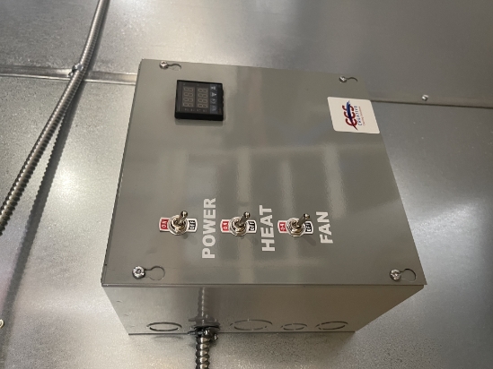 5' x 5' x 7' Electric Powder Coat Oven