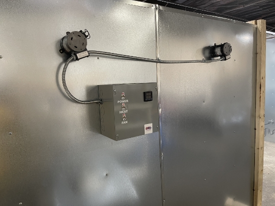 5' x 5' x 7' Electric Powder Coat Oven
