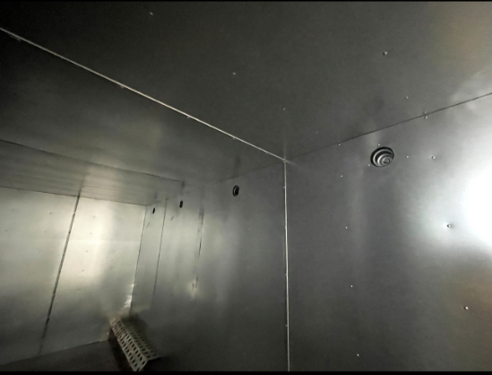 6' X 6' X 8' Gas Fired Industrial Powder Coat Curing Oven