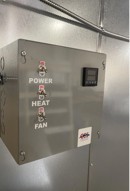 6’ x 6’ x 6’ Electric Powder Coat Oven