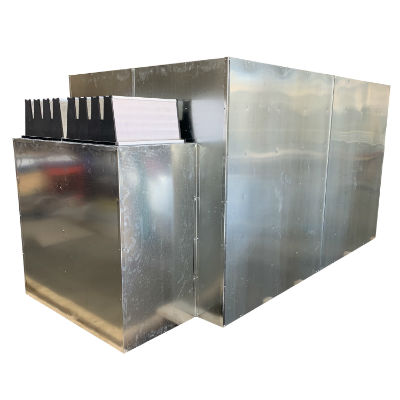 7' x 7' x 12' Creative Coating Solutions, Powder Spray Enclosure, Booth