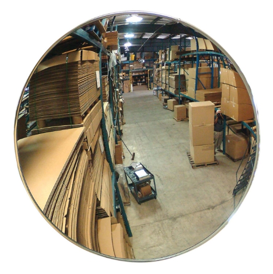 Acrylic Convex Indoor Mirror 12 In. Width 