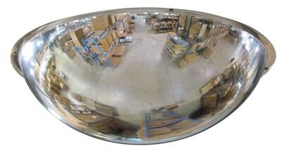 Acrylic Industrial Dome Mirror 360 Degrees Distance Covered 32 Ft. 