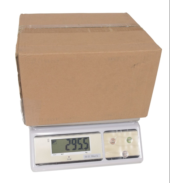 Aluminum/Stainless Steel Parts Scale 12 In. x 11 In. x 4-1/2 In. 66 Lb. Capacity 