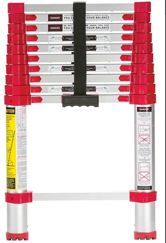 Aluminum Telescopic Ladder 10 Ft. 250 Lb. Capacity