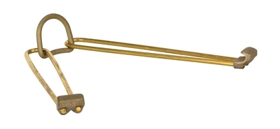 Brass Drum Lifting Hook 4 In. x 2-1/4 In. x 22-1/4 In. 1000 Lb. Capacity