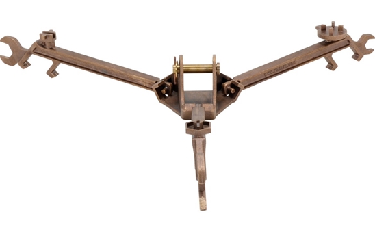 Bronze Multi-Purpose Overhead Drum Lifter 25-1/2 In. x 25-1/2 In. x 16-1/2 In. 800 Lb. Capacity