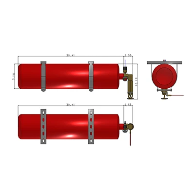 CFP 1100LP Fire Suppression System with Pressure Switch