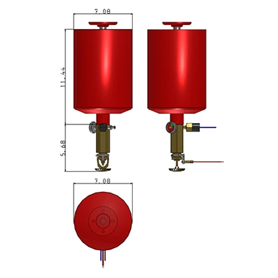 CFP 640 Fire Suppression Unit With Pressure Switch