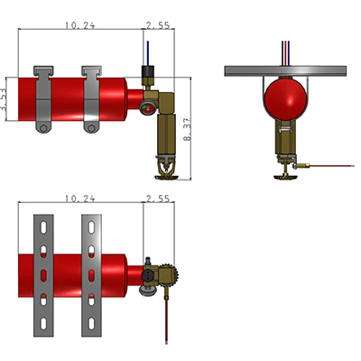 CFP 88LP Fire Suppression System With Pressure Switch