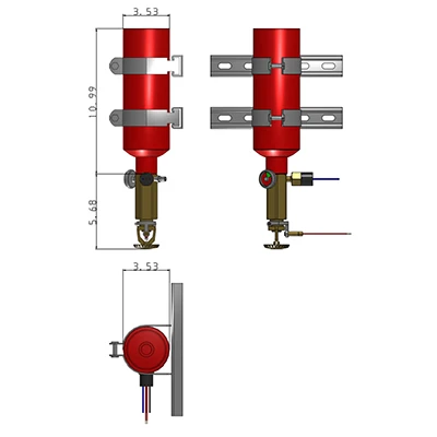 CFP 96 Fire Suppression System With Pressure Switch