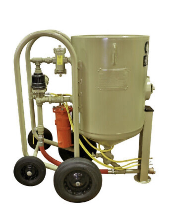 Contractor Blast Machine System With Apollo HP Respirator Hood