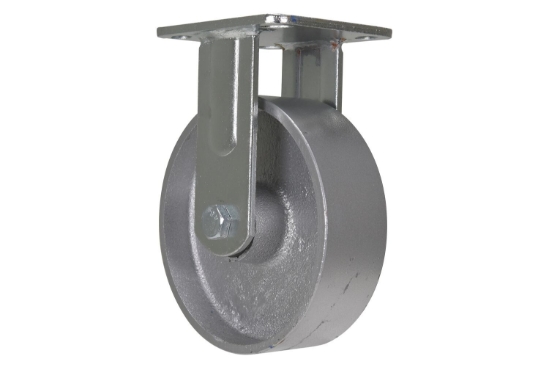 Cast Iron/Steel Rigid Caster 6 In. Diameter x 2 In. Width 1543 Lb. Capacity