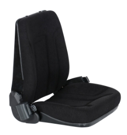 Cloth Deluxe Fork Truck Seat with Seat Belt 4-1/2 In. x 4-1/2 In. x 4 In. 