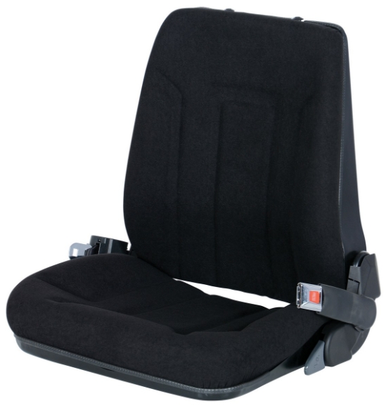 Cloth Deluxe Fork Truck Seat with Seat Belt 4-1/2 In. x 4-1/2 In. x 4 In. 