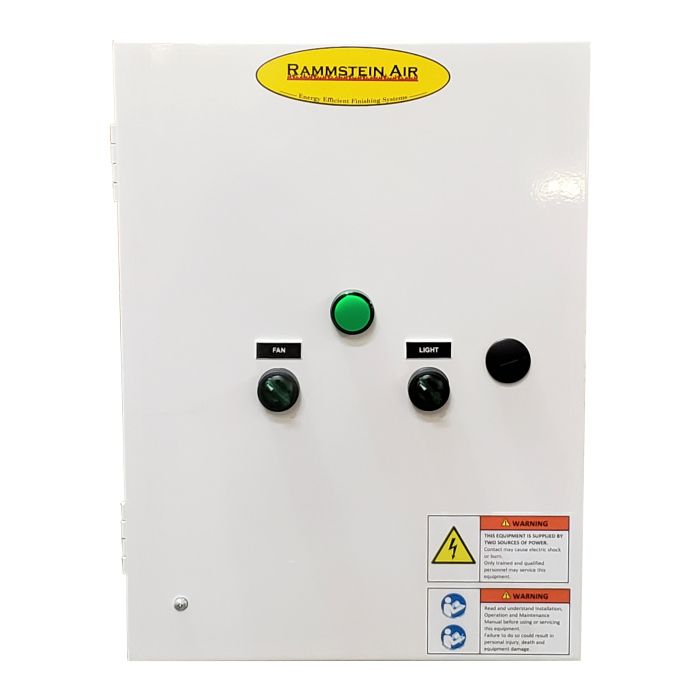 iDeal Commercial  Cross Flow Draft Paint Spray Booth - (3 Phase)