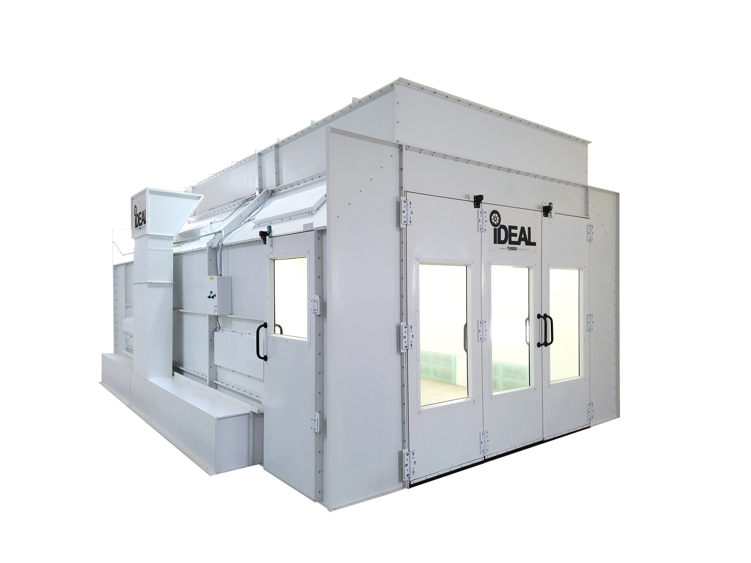 Commercial Paint Booth with Side Downdraft-B (Assy) 26L X 14' W X 9'h (ID) - 3 Phase