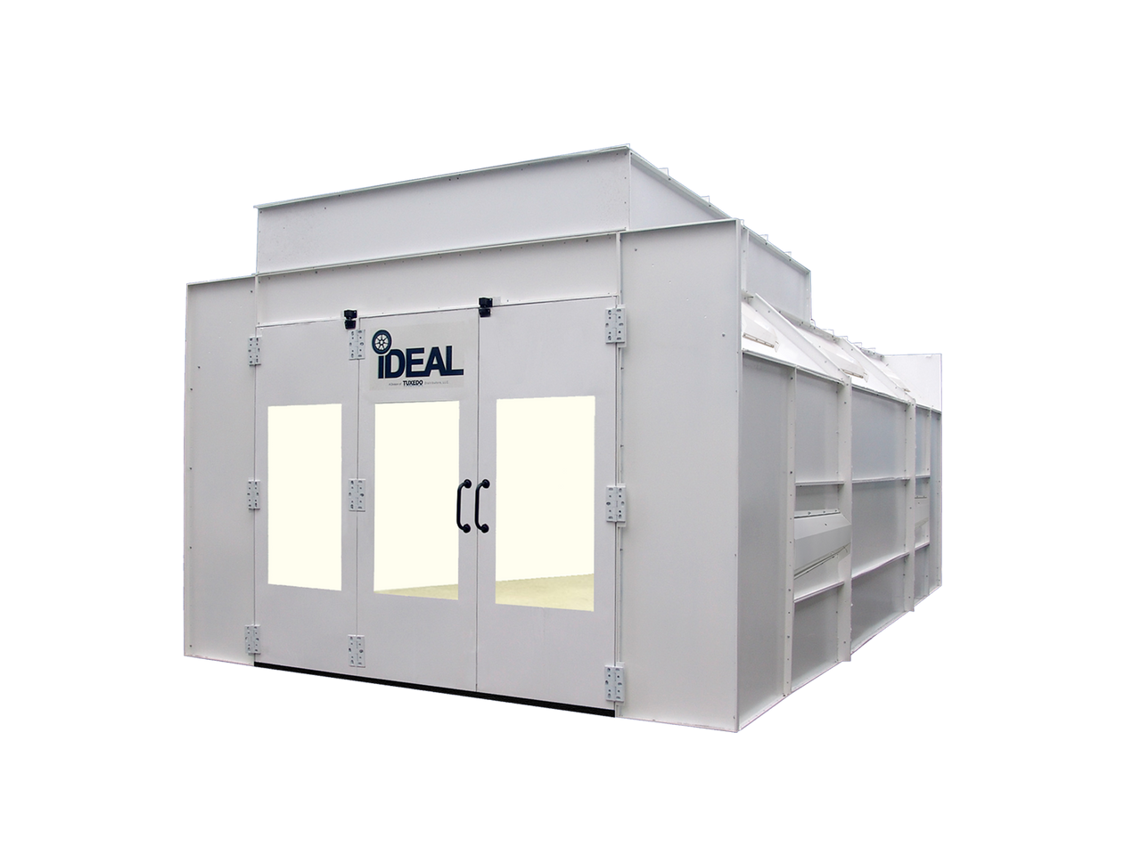 Commercial Semi Down Draft Paint Spray Booth (Assy) - 3 Phase