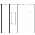  Cross Flow Paint Booth Side Personnel Door Kit
