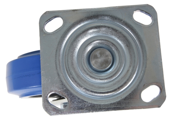 Elastic Rubber Swivel Caster 6 In. Diameter x 2 In. Width 770 Lb. Capacity
