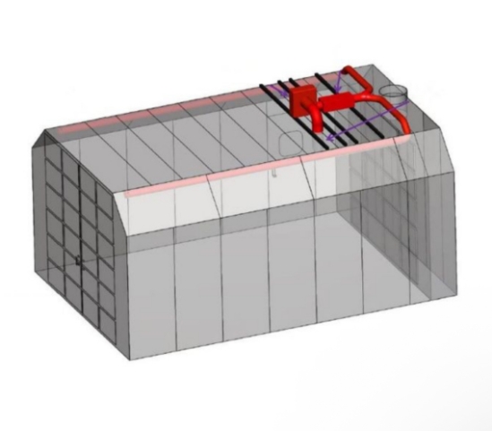 Electric Paint Booth Heating System (208V-3 Phase-optional 230v), RS-3001-EHS-30KW-3PH