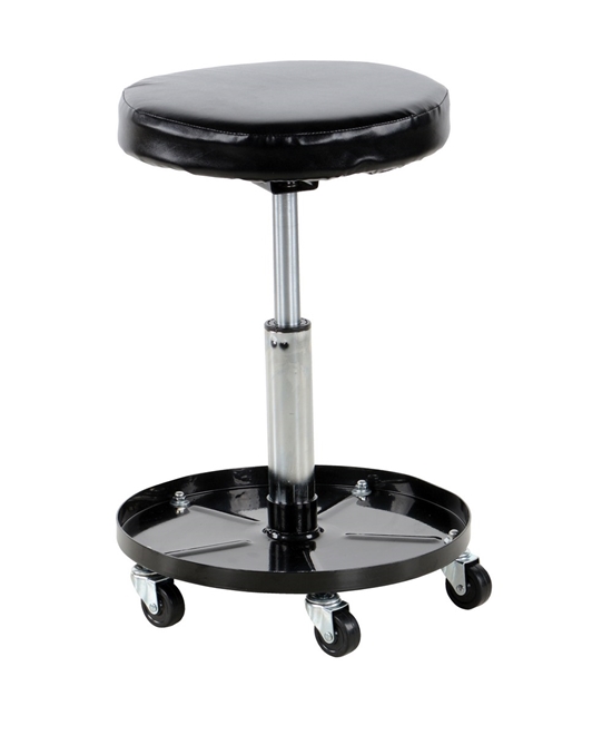 Ergonomic Foamed Polyurethane Assembly Worker Stool with Casters 300 Lb. Capacity