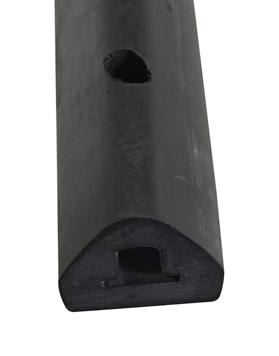 Extruded Rubber Fender Bumper 18 In. x 2 In. x 1-3/4 In.