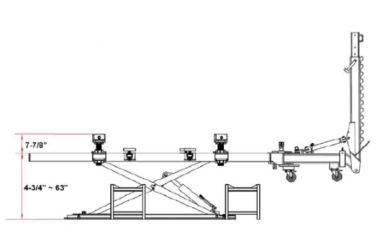 FR-55 Scissor Frame Rack Machine