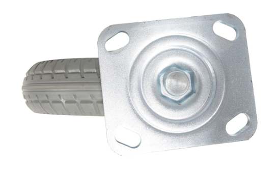 Flat-Free Swivel Caster 8 In. Diameter x 2 In. Width 661 Lb. Capacity Dark 