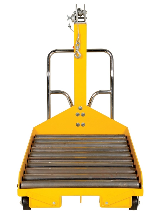 Fork Truck Battery Transfer Platforms with Winch and Caster 4000 Lb. Capacity 