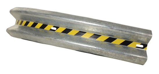 Galvanized Steel Curved Guard Rail 72 In. Length