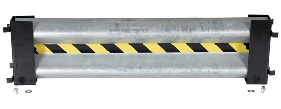 Galvanized Steel Drop In Guard Rail 2 Ribbed 48 In. Length 