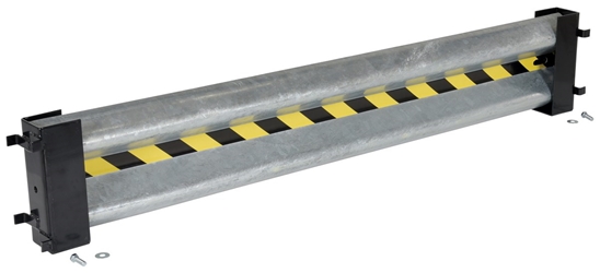 Galvanized Steel Drop In Guard Rail 2 Ribbed 72 In. Length