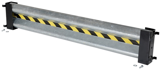 Galvanized Steel Drop In Guard Rail 2 Ribbed 72 In. Length