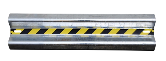 Galvanized Steel Straight Guard Rail 48 In. Length