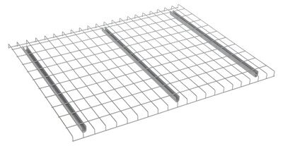 Galvanized Steel Welded Wire Pallet 42 In. x 46 In. 2,500 Lb. Capacity 