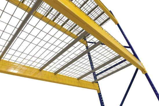Galvanized Steel Welded Wire Pallet 42 In. x 46 In. 2,500 Lb. Capacity 