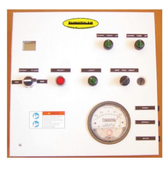 Gas Paint Booth Heater / Air Makeup Unit  (3 Phase), RS-1001-3PH-230V-13K-5HP